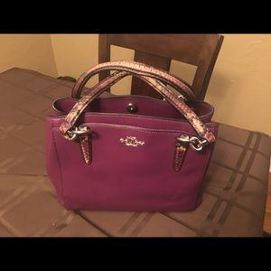 Purple Coach Purse
